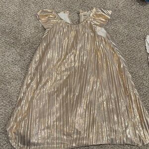 OshKosh B'gosh Shimmery Gold Girls Dress